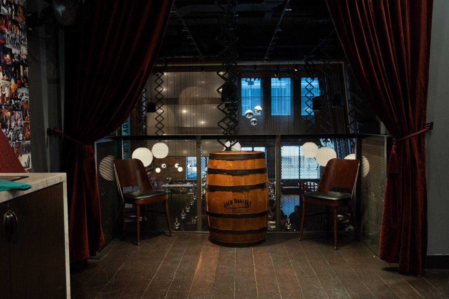 The Green Room private dining space